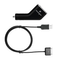 Zwei kleine Schwarze für unterwegs: Car Charger für iPhone und iPod